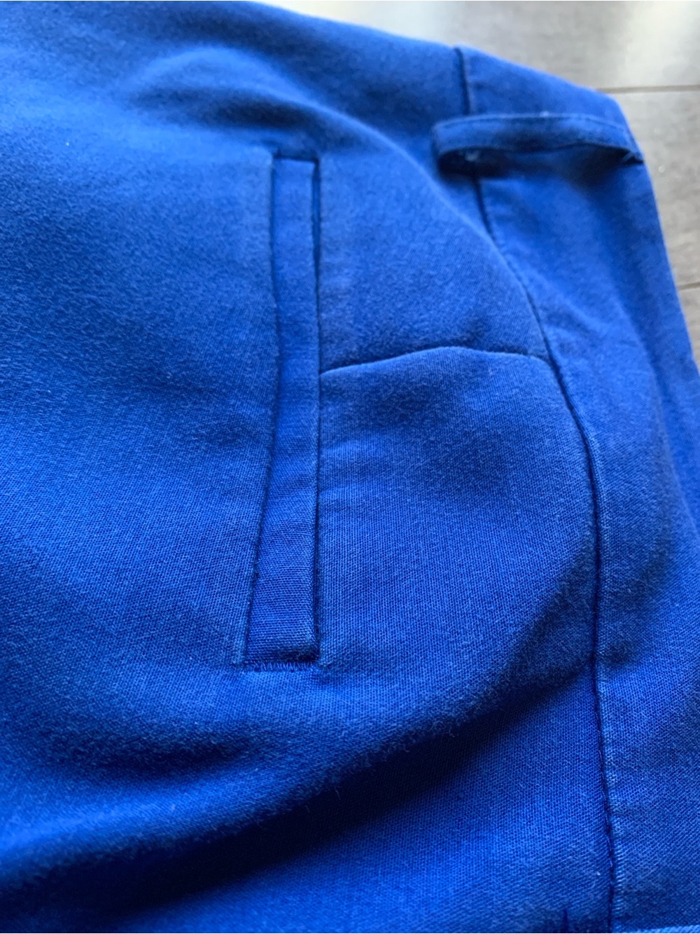 Dalia Royal Blue Cropped Straight Leg Pants Size 10 - Picture 13 of 15